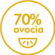 70 % ovoce